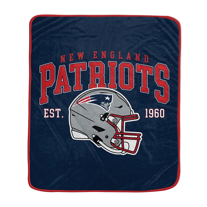 Pegasus New England Patriots 50” x 60” Vintage Arch Blanket