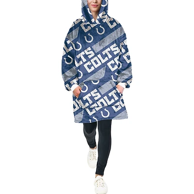 Pegasus Indianapolis Colts 60" x 80" Repeat Logo Hoodie Bloncho