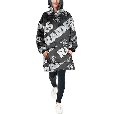 Pegasus Las Vegas Raiders 60" x 80" Repeat Logo Hoodie Bloncho