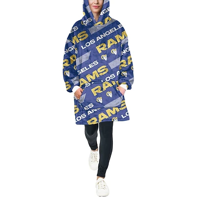 Pegasus Los Angeles Rams 60" x 80" Repeat Logo Hoodie Bloncho