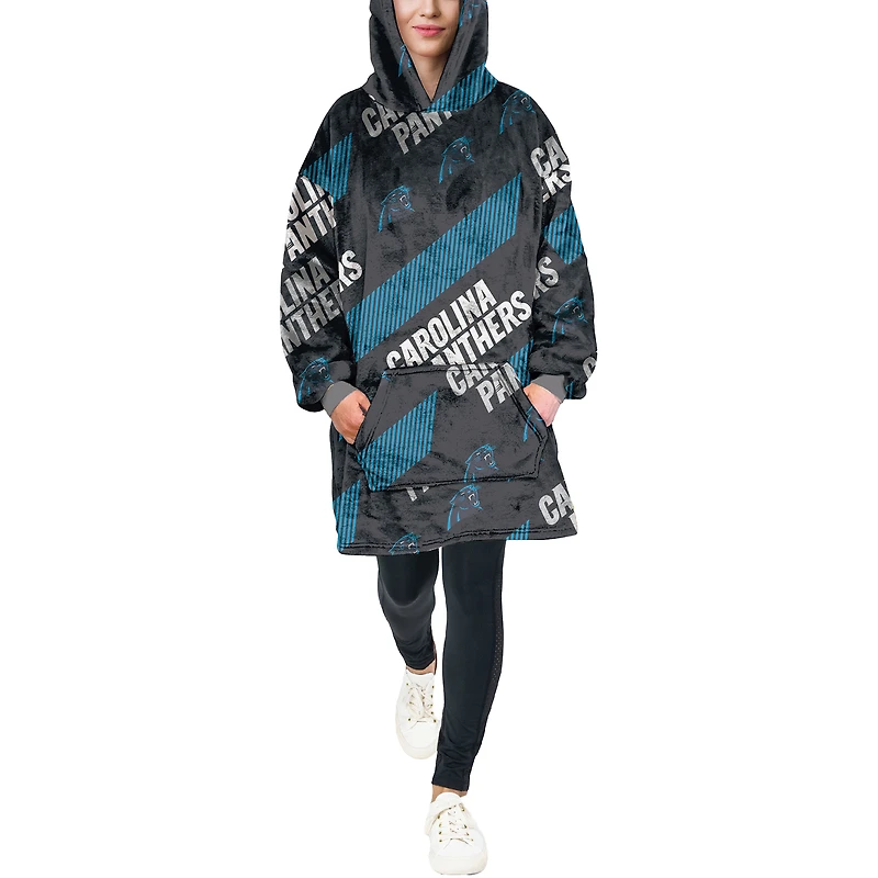 Pegasus Carolina Panthers 60" x 80" Repeat Logo Hoodie Bloncho