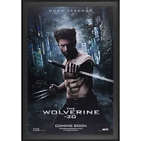Hugh Jackman The Wolverine Autographed Framed 27" x 40" Movie Poster