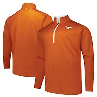 Men's Fanatics Texas Orange Texas Longhorns Big & Tall Defender Quarter-Zip Top