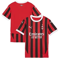 Youth Puma Red AC Milan 2024/25 Home Replica Jersey