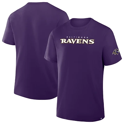 Men's Fanatics Purple Baltimore Ravens Option Route Legacy T-Shirt