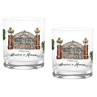 Michigan Wolverines 16oz. Laura Wilcox University Hall Two-Piece Rocks Glass Set