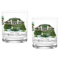 Oregon Ducks 16oz. Laura Wilcox University Hall Two-Piece Rocks Glass Set