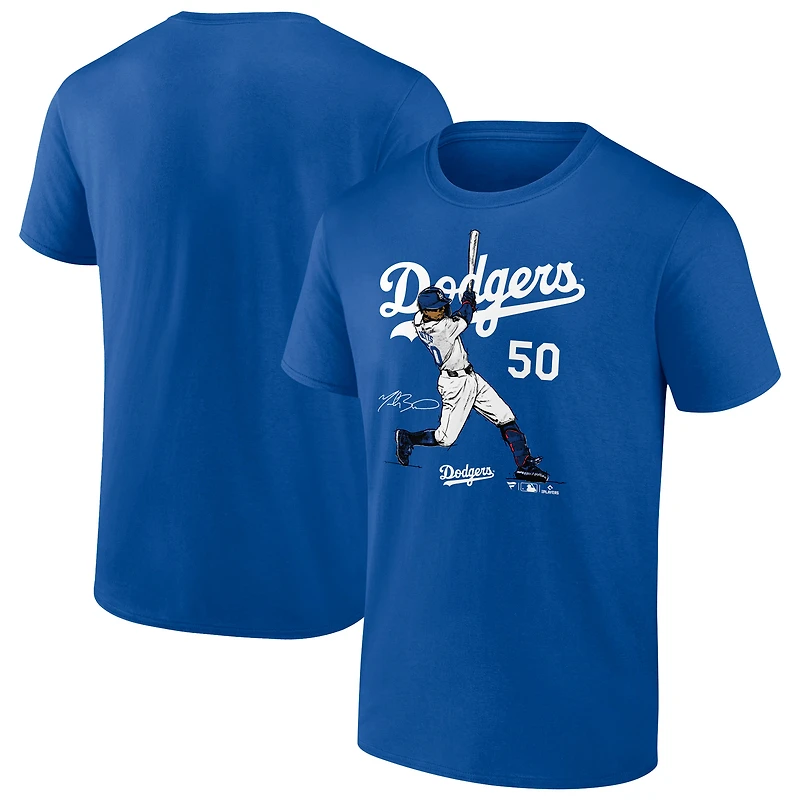 Men's Mookie Betts Royal Los Angeles Dodgers Player Swing T-Shirt