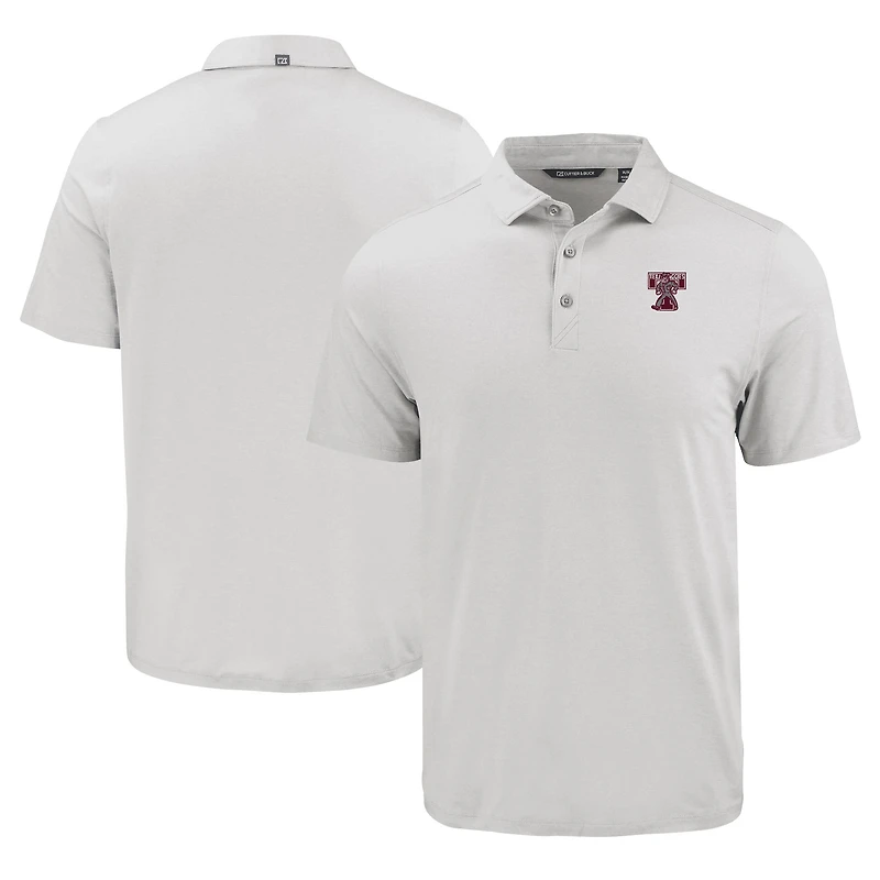 Men's Cutter & Buck Gray Texas A&M Aggies Coastline Epic Comfort Eco Recycled Polo
