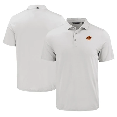 Men's Cutter & Buck Gray Oklahoma State Cowboys Coastline Epic Comfort Eco Recycled Polo