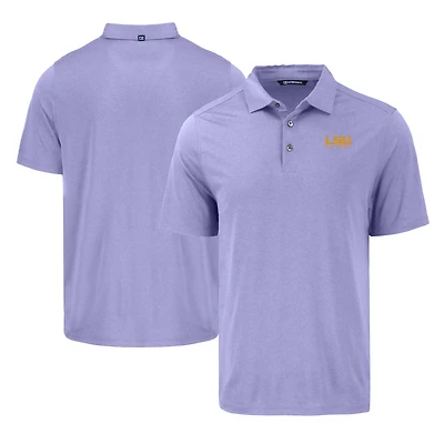 Men's Cutter & Buck Purple LSU Tigers Coastline Epic Comfort Eco Recycled Polo