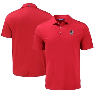 Men's Cutter & Buck Red Georgia Bulldogs Coastline Epic Comfort Eco Recycled Polo