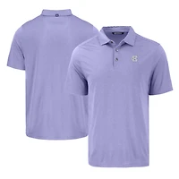 Men's Cutter & Buck Purple Holy Cross Crusaders Coastline Epic Comfort Eco Recycled Polo