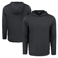 Men's Cutter & Buck Black Alabama Crimson Tide Coastline Epic Comfort Eco Recycled Long Sleeve Hoodie T-Shirt