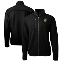 Men's Cutter & Buck  Black Army Black Knights  Cascade Eco Sherpa Fleece Full-Zip Jacket
