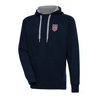 Men's Antigua Navy USMNT Big & Tall Victory Pullover Hoodie