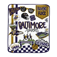Pegasus Baltimore Ravens 60” x 70” Fan Favorite Royal Plush Blanket