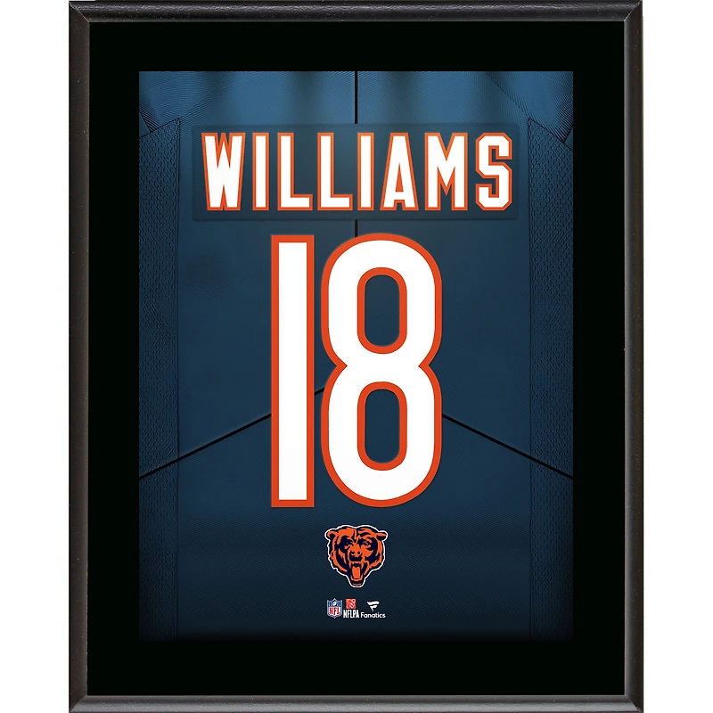 Caleb Williams Chicago Bears 10.5" x 13" Jersey Number Sublimated Player Plaque