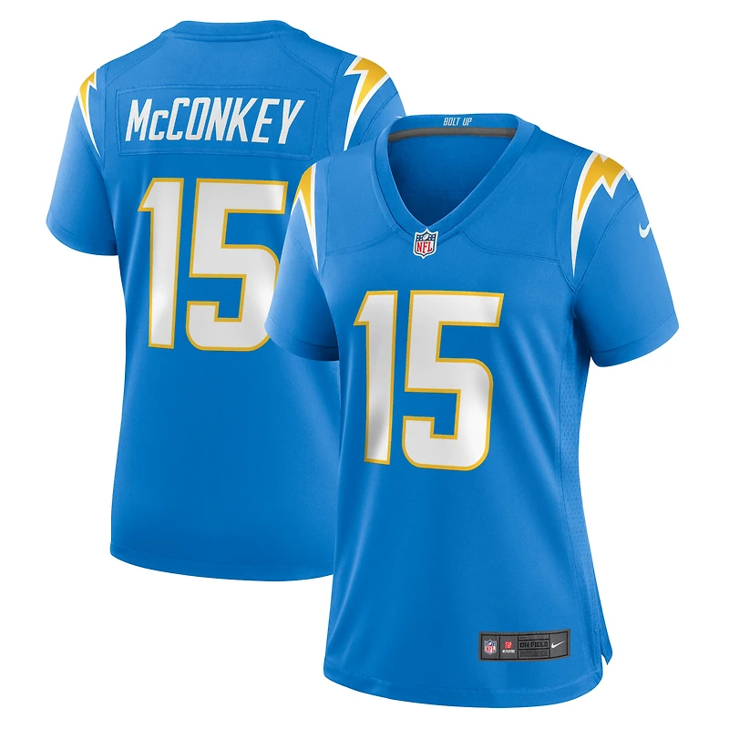 Women's Nike Ladd McConkey Powder Blue Los Angeles Chargers Game Jersey