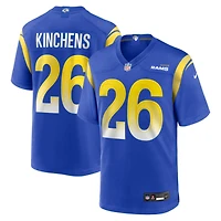 Men's Nike Kamren Kinchens  Royal Los Angeles Rams Team Game Jersey