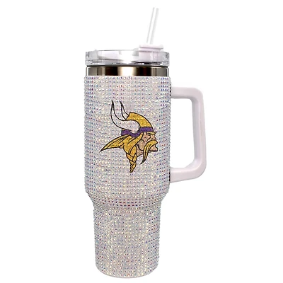 The Memory Company Minnesota Vikings 40oz. Bling Colossal Tumbler