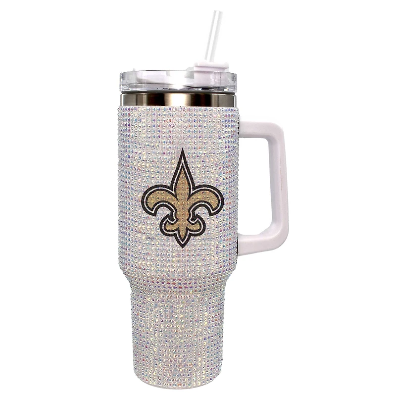 The Memory Company New Orleans Saints 40oz. Bling Colossal Tumbler