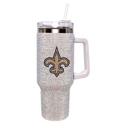 The Memory Company New Orleans Saints 40oz. Bling Colossal Tumbler
