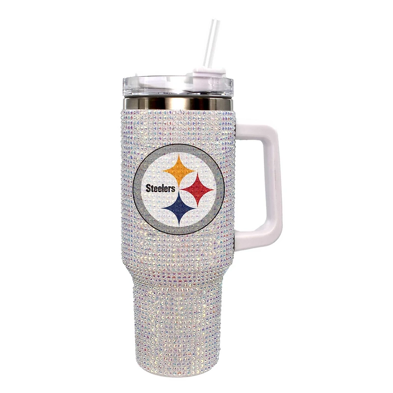 The Memory Company Pittsburgh Steelers 40oz. Bling Colossal Tumbler