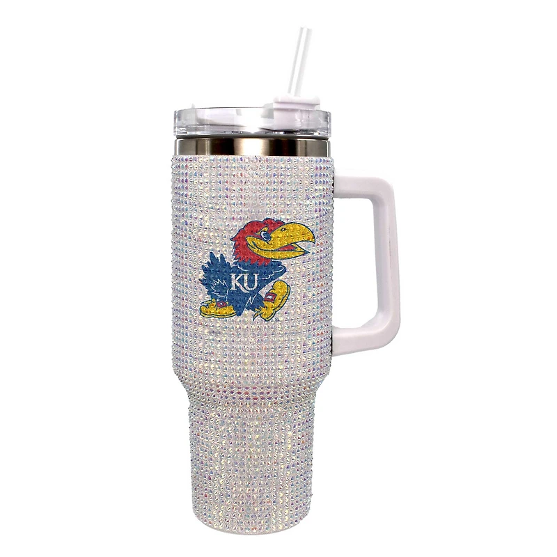 The Memory Company Kansas Jayhawks 40oz. Bling Colossal Tumbler