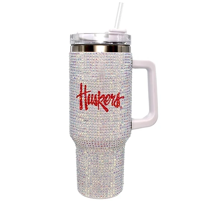 The Memory Company Nebraska Huskers 40oz. Bling Colossal Tumbler