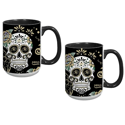 Colorado Buffaloes Two-Pack Dia De Los Muertos Mug Set
