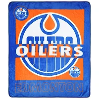 Edmonton Oilers 50" x 60" Raschel Blanket