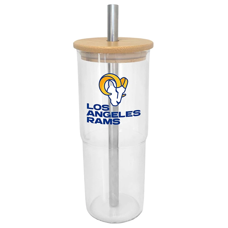 Los Angeles Rams 24oz. Glass Tumbler