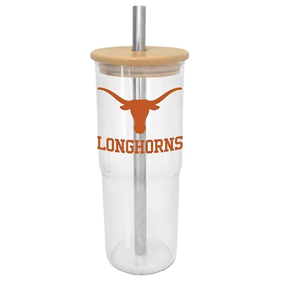 Texas Longhorns 24oz. Glass Tumbler