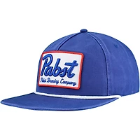 Men's  Blue Pabst Blue Ribbon Adjustable Golfer Hat with Rope