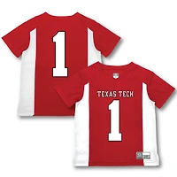 Toddler Garb #1 Red Texas Tech Red Raiders Football Jersey