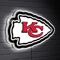 Kansas City Chiefs LED Team Logo Shaped Lighted Wall Sign