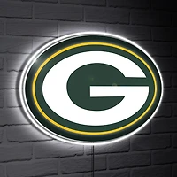 Green Bay Packers LED Team Logo Shaped Lighted Wall Sign