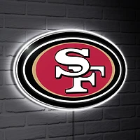 San Francisco 49ers LED Team Logo Shaped Lighted Wall Sign