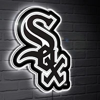 Chicago White Sox LED Team Logo Shaped Lighted Wall Sign