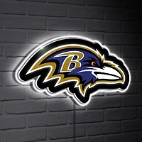 Baltimore Ravens LED Team Logo Shaped Lighted Wall Sign