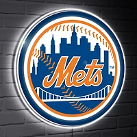 New York Mets LED Team Logo Shaped Lighted Wall Sign