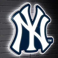 New York Yankees LED Team Logo Shaped Lighted Wall Sign