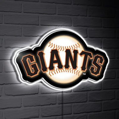 San Francisco Giants LED Team Logo Shaped Lighted Wall Sign
