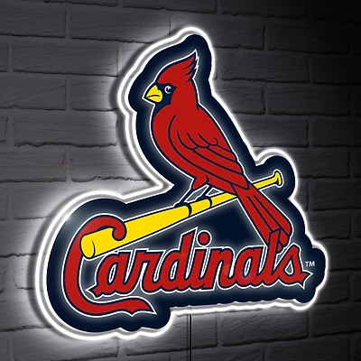 St. Louis Cardinals LED Team Logo Shaped Lighted Wall Sign