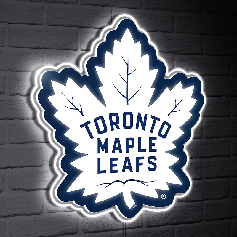 Toronto Maple Leafs LED Team Logo Shaped Lighted Wall Sign