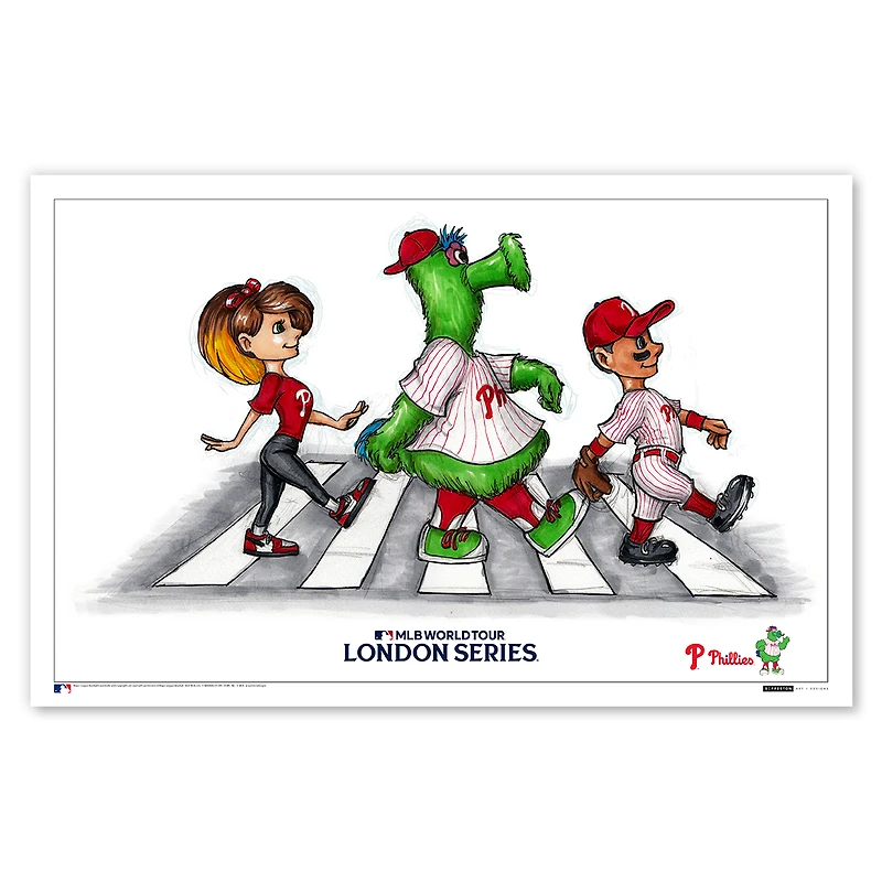 Philadelphia Phillies 2024 London Series 11" x 17" Limited Edition Poster Print