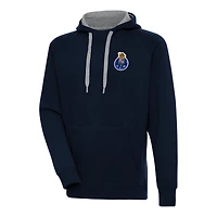 Men's Antigua  Navy FC Porto Takeover Raglan Pullover Hoodie