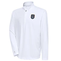 Men's Antigua White San Diego FC Tribute Quarter-Zip Top