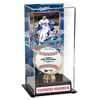Yoshinobu Yamamoto Los Angeles Dodgers Sublimated Display Case with Image